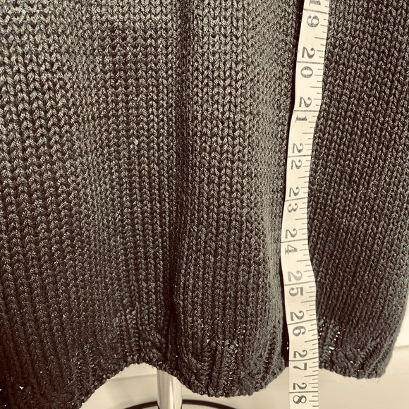 Crystal-Kobe Sweater Chunky Knit Multi Pattern Cabincore Sz M - Picture 6 of 7